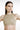 Top Halter de Algodón - Crema