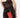 Bolso transparente con monedero rojo