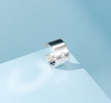 Ear cuff redondo de plata