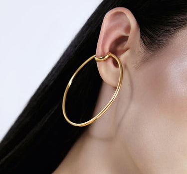 Ear cuff de oro grande