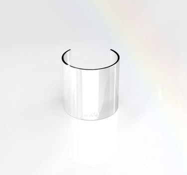 Cuff pequeño de plata para coleta