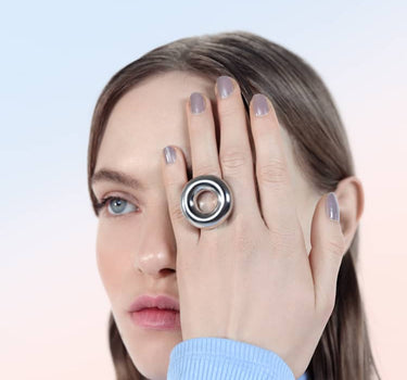 Anillo Donut de Plata