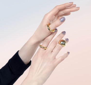 Anillo sencillo de oro