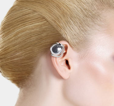 Ear cuff de bola Casa Batlló en plata