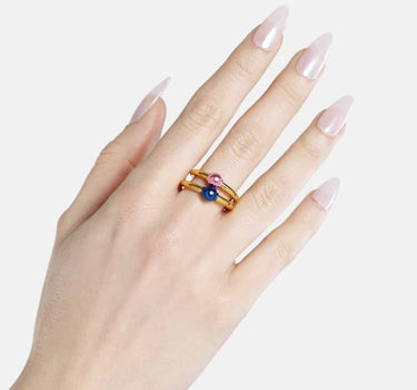 Anillo Casa Batlló en oro y rosa
