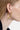 Pendientes colgantes Fluid en oro