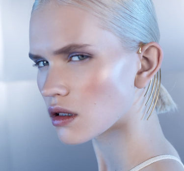 Ear cuff de oro envolvente