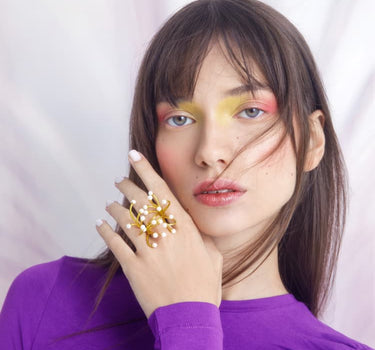 Anillo Mini Perlas