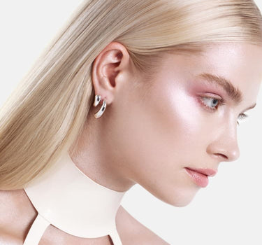 Pendientes Drop Fluid - Plata