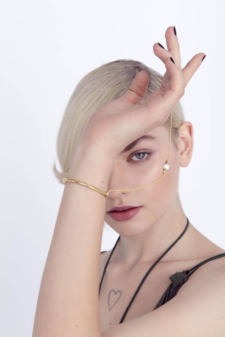 Pulsera cadena de oro