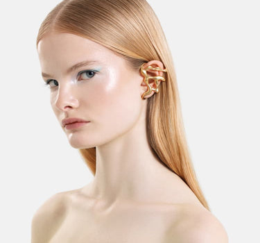 earcuff líquido de oro para toda la oreja
