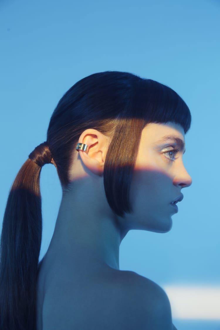 Ear cuff redondo de plata