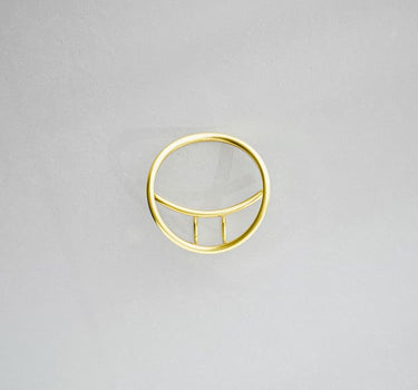 Ear cuff circular de oro