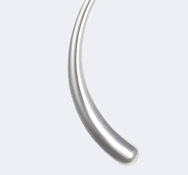 Trepador de oreja en forma de gota de agua de plata