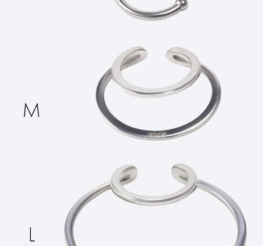Brazalete de herradura de plata