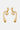 Pendientes Drop Retorcidos Grandes - Oro