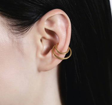 Ear cuff Luna de oro