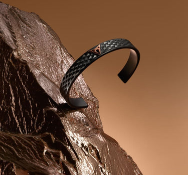 MAM | CUPRA Pulsera paramétrica tamaño L en rutenio y detalles de cobre