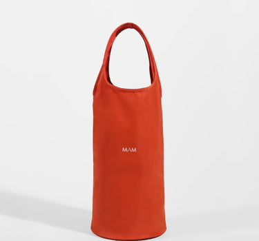 Brown nylon tote bag