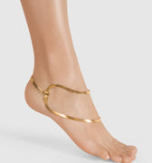 Design golden ankle bracelet